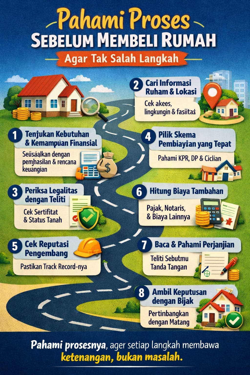 Pahami Proses ini sebelum membeli rumah agar tak salah langkah